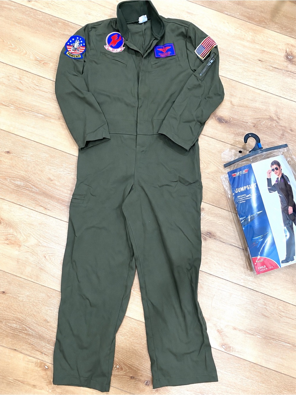 Top Gun Maverick Child XL 14-16 Flight Suit Costume Spirit Halloween Theatre